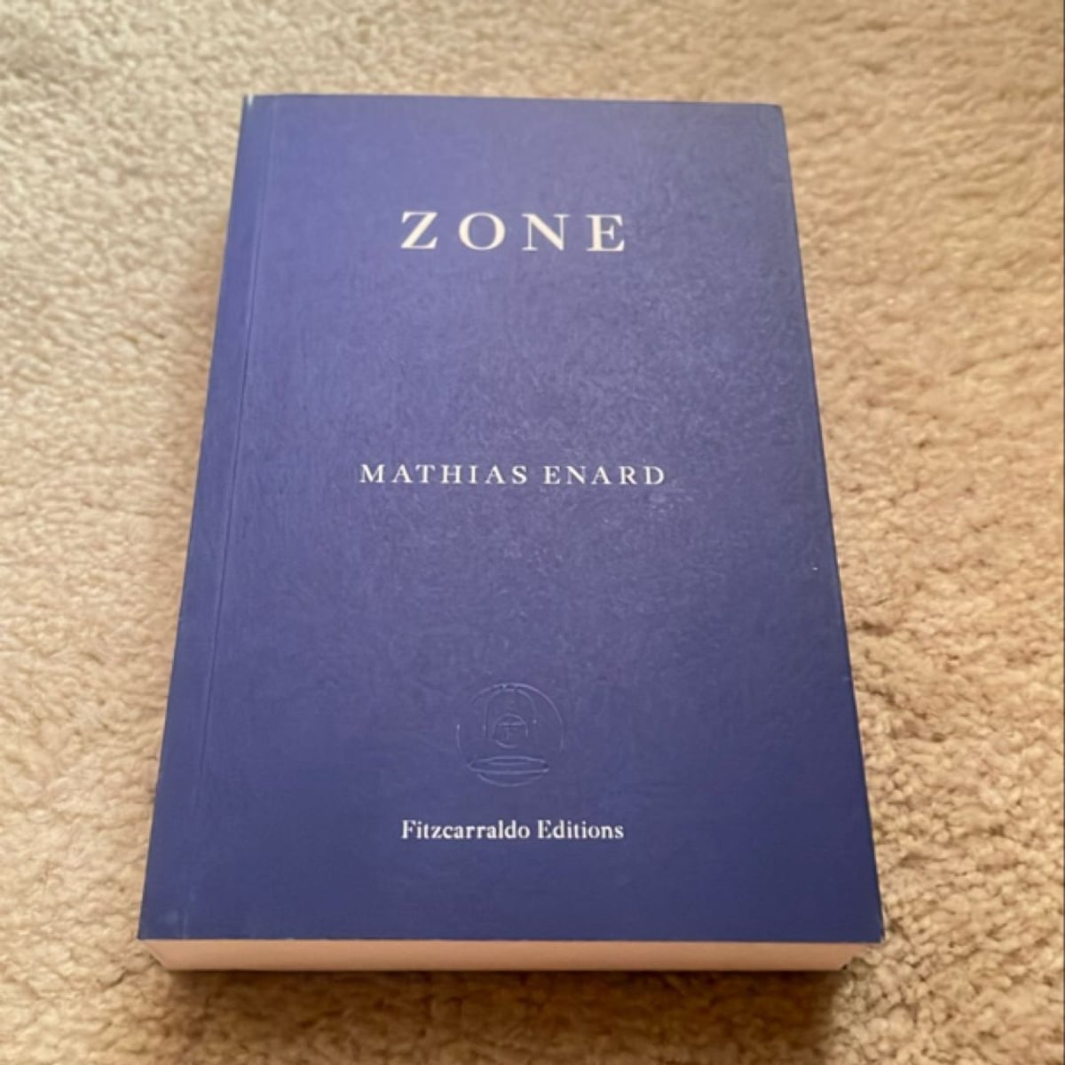 Zone by Mathias Enard