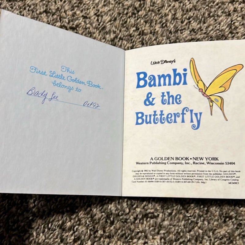 Disney’s Bambi and the Butterfly