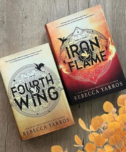 Fourth Wing & Iron Flame Hardcover Set NEW