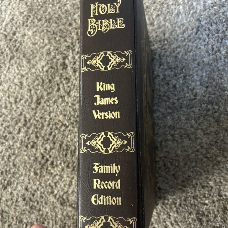 Holy Bible Family Record Edition