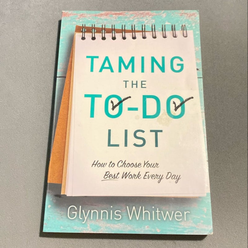 Taming the to-Do List