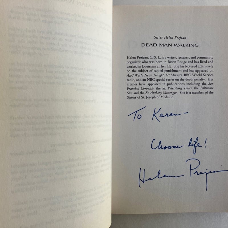 Dead Man Walking (SIGNED)