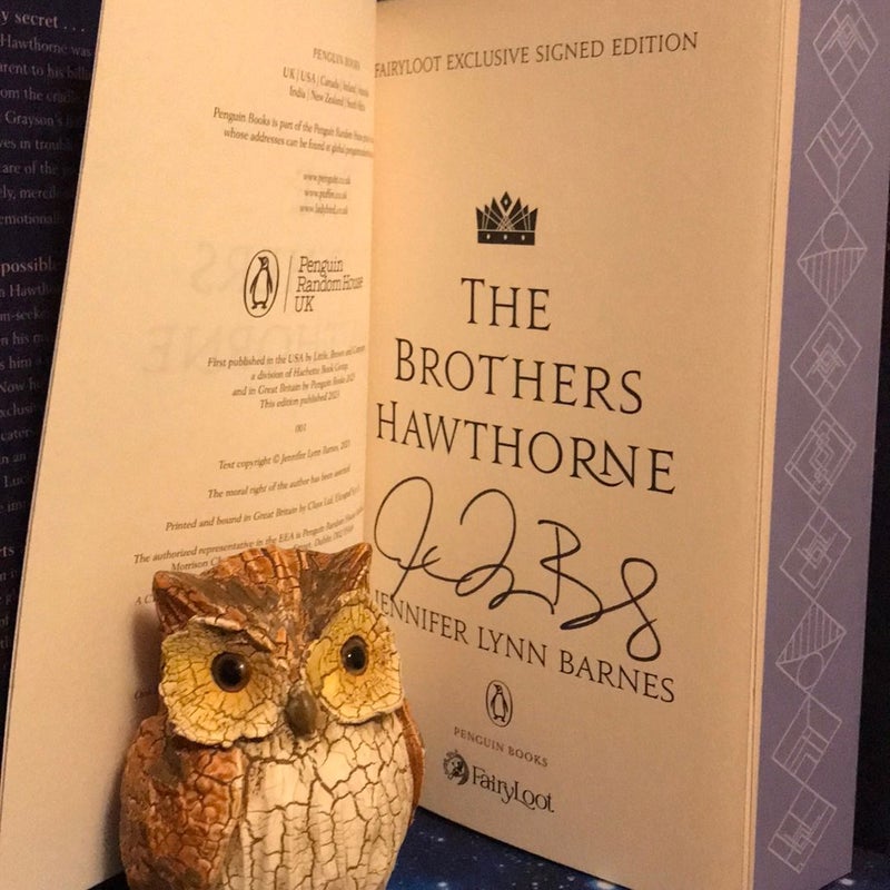 The Brothers Hawthorne *Fairyloot* SIGNED Mortal Edition