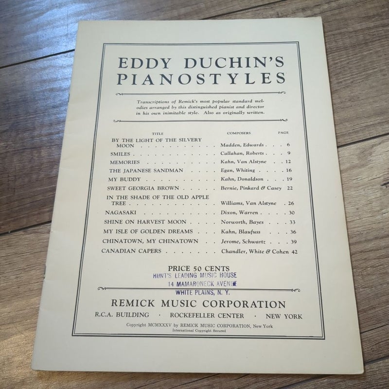 6 Vintage Piano Music Books!