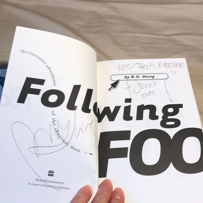 Following Foo* Signed , 1st edition 1st printing 