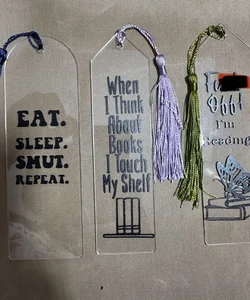 Acrylic bookmarks