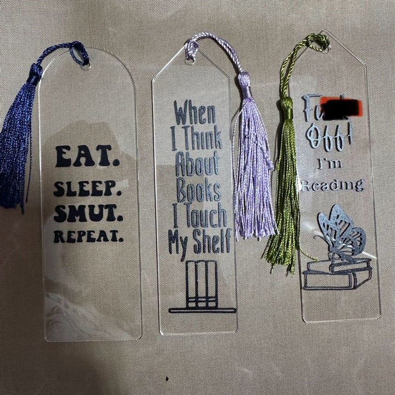 Acrylic bookmarks