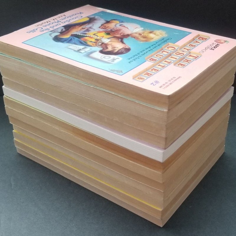 VINTAGE LOT 12 SCHOLASTIC ORIGINAL APPLE SERIES 1980s THE BABYSITTERS CLUB BOOKS