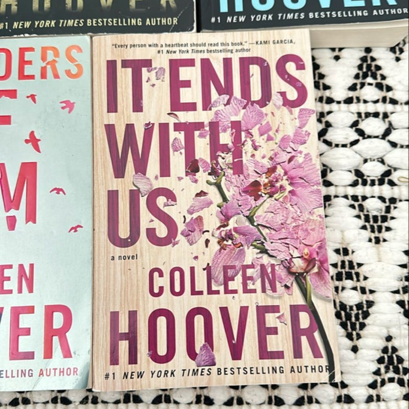 Colleen Hoover bundle | November 9, Verity, Ugly love, Reminders of Him, It ends with us