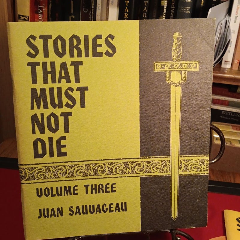 Stories That Must Not Die volume 1,2, & 3 rare out-print 1st editions