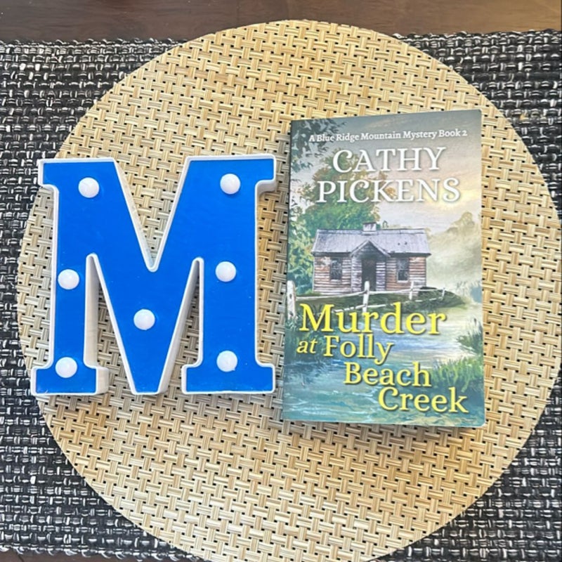 MURDER at FOLLY BEACH CREEK a Blue Ridge Mountain Mystery Book 2