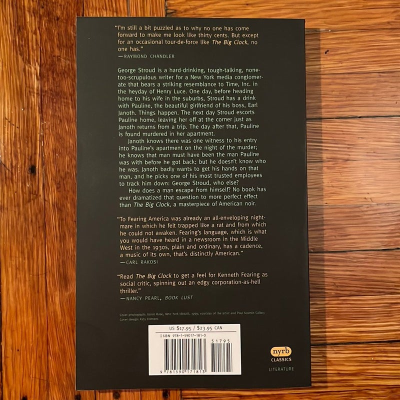 The Big Clock by Kenneth Fearing, Paperback | Pangobooks