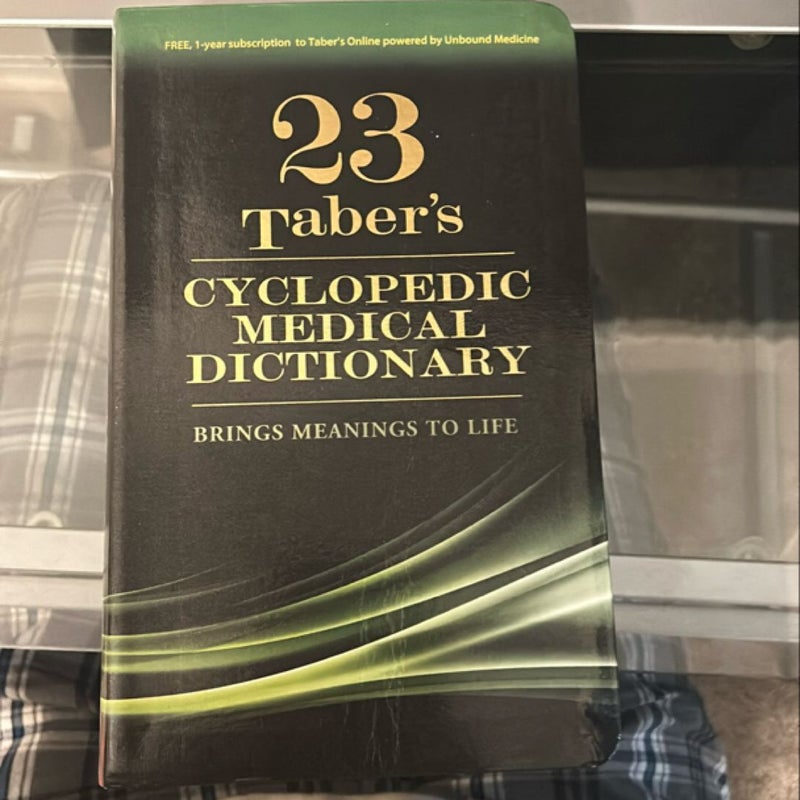 Taber's Cyclopedic Medical Dictionary