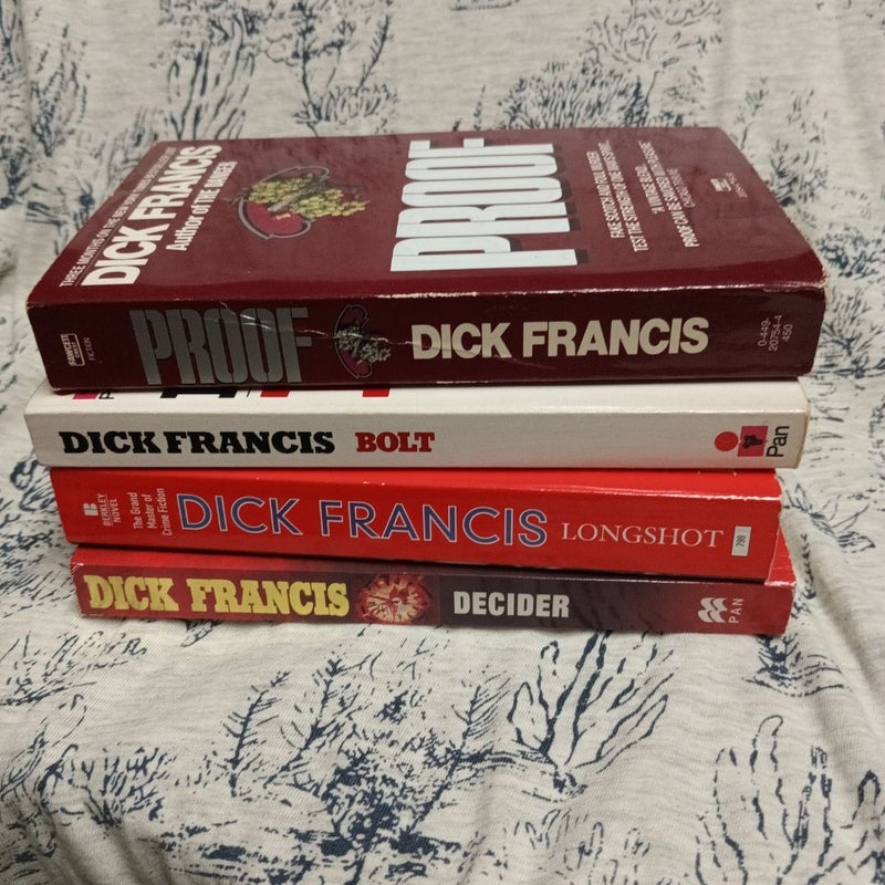 Lot of 4 Dick Francis books
