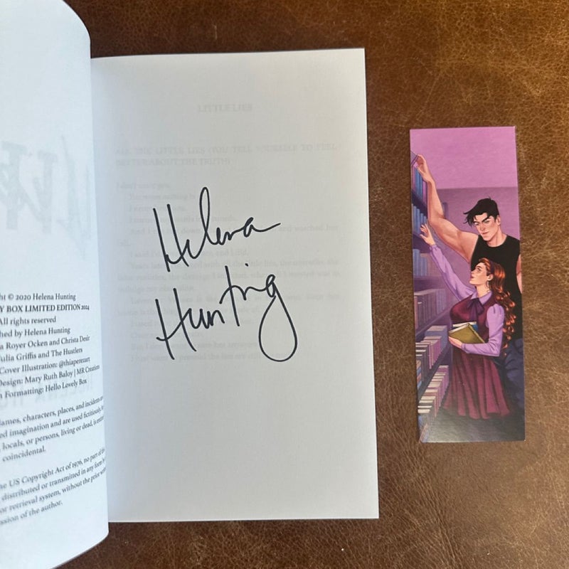 llittle lies helena hunting hello lovely box signed special edition