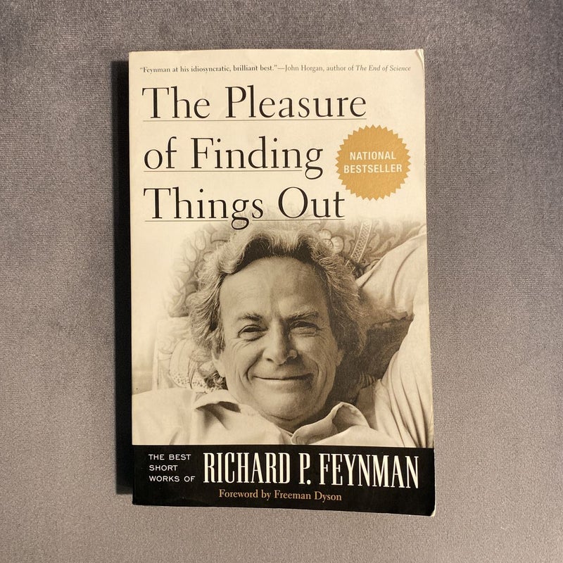 The Pleasure of Finding Things Out by Richard P. Feynman, Paperback |  Pangobooks