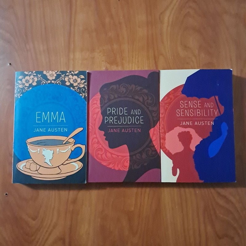 Emma, Pride & Prejudice, Sense & Sensibility 