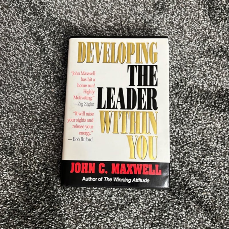 Developing the Leader Within You