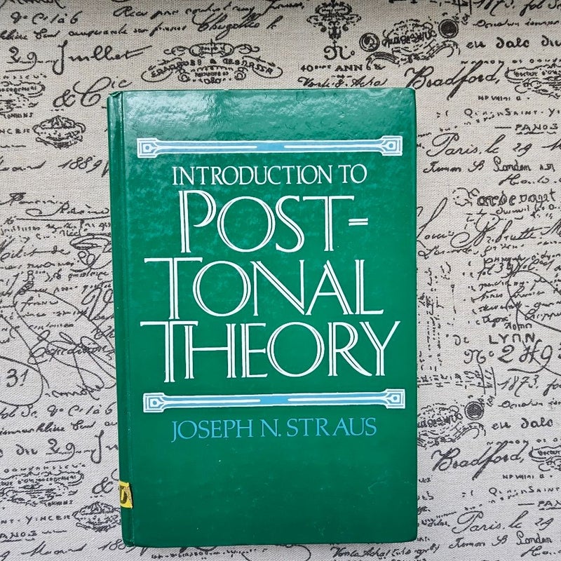 Introduction to Post-Tonal Theory