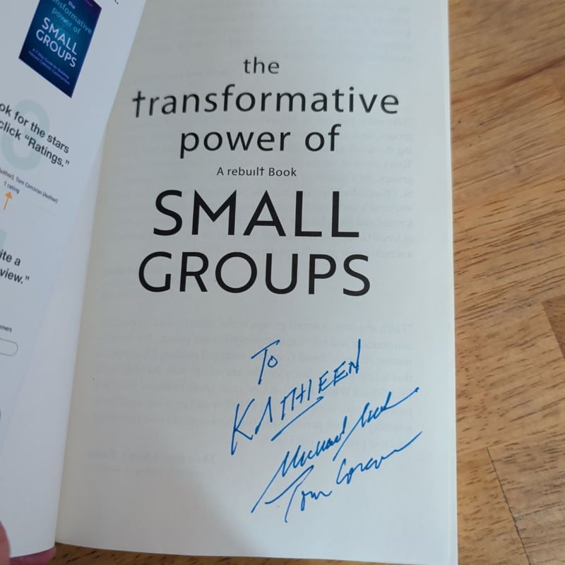 The Transformative Power of Small Groups by Michael White, Tom Corcoran