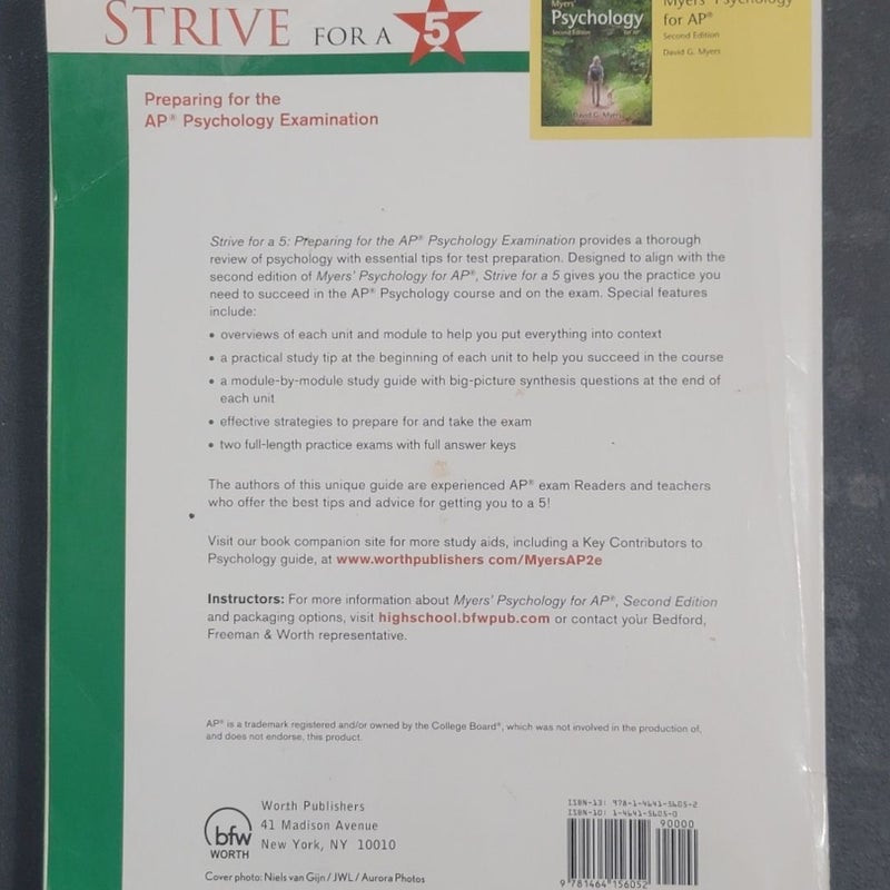 Strive for 5: Preparing for the AP Psychology Examination