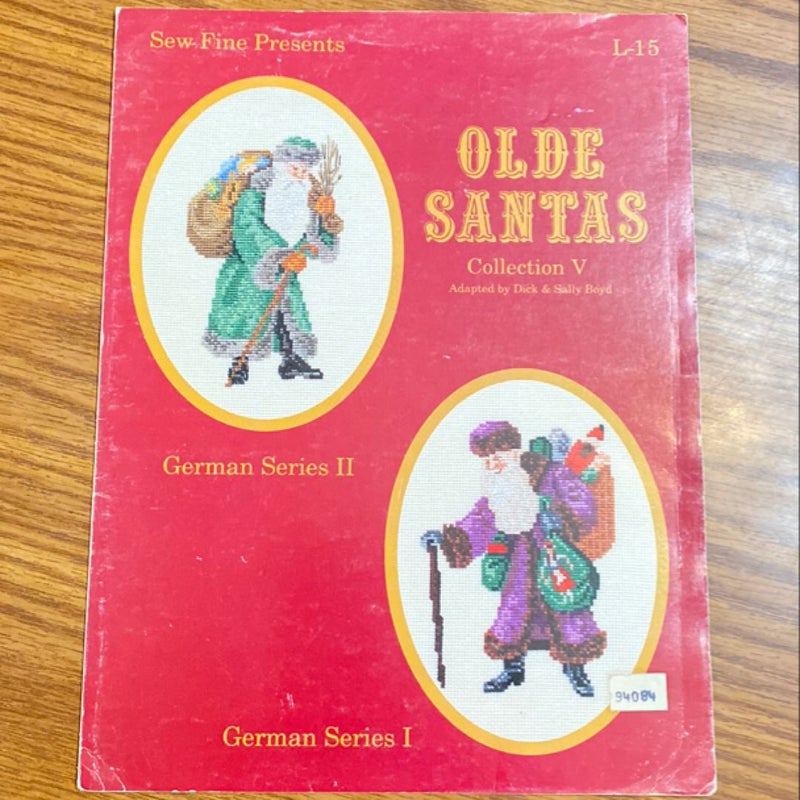 Olde Santas Collection V Cross Stitch Pattern