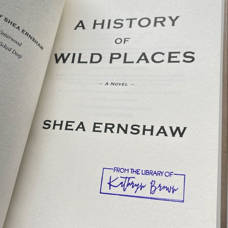 A History of Wild Places