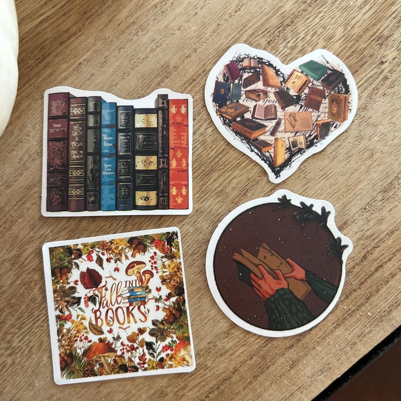Fall Bookish Sticker Bundle