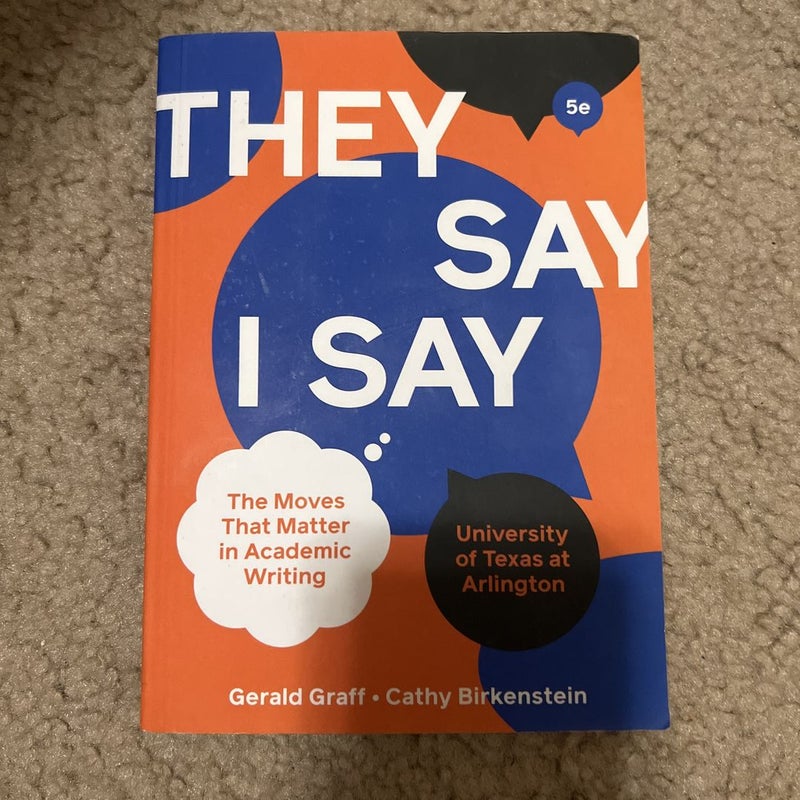 They Say I Say