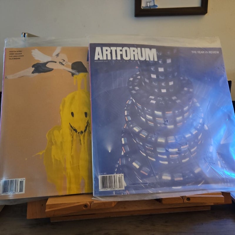 Artforum 2 magazines 