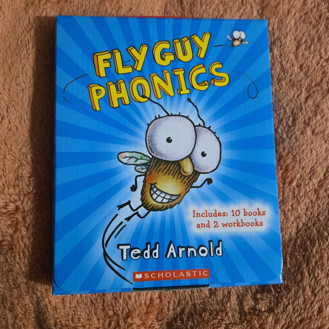 Fly Guy Phonics Boxed Set By Tedd Arnold - Hardcover, Good Condition, Scholastic 2017