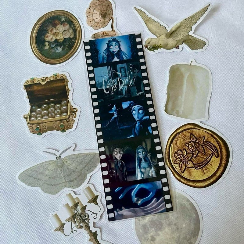 Corpse Bride film strip bookmark 