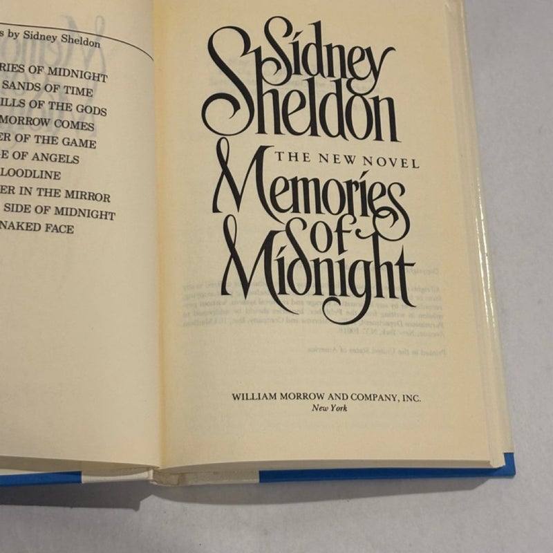 Sidney Sheldon Books Hardcover Lot Of 2