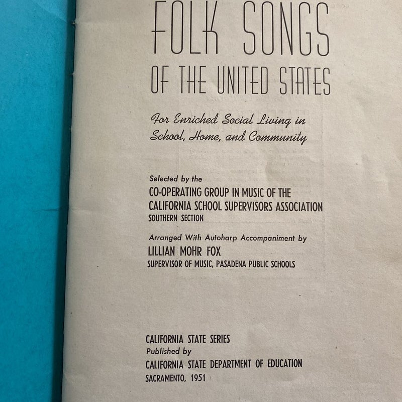 folk songs of the United States