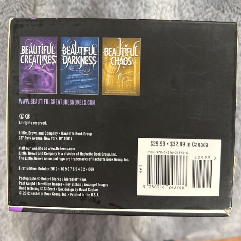 The Beautiful Creatures Paperback Set: Beautiful Creatures, Beautiful Darkness, Beautiful Chaos