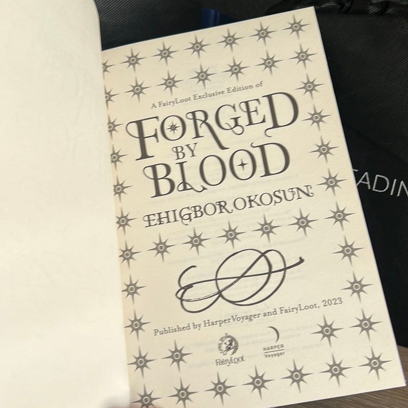 Forged by Blood (Fairyloot Edition)