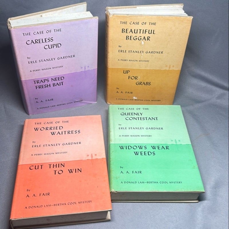 Set of 8 Perry Mason, Donald Lam and Bertha Cool Mysteries by Earl ...