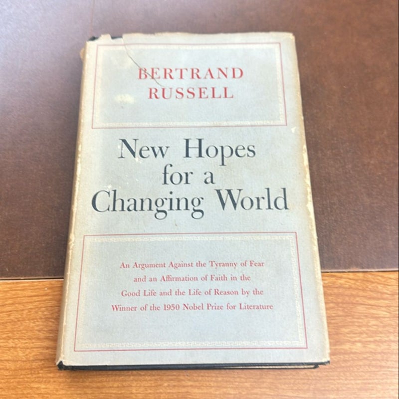 New hopes for a changing world