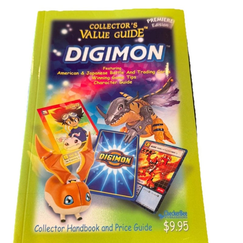 DIGIMON Collector's Value Guide SC Premiere Edition #1-1ST 2000 New 162 Pages