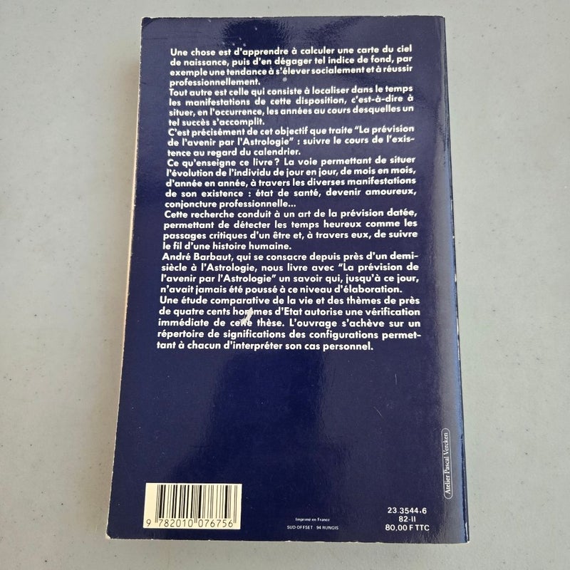 La prévision de l'avenir par l'astrologie
