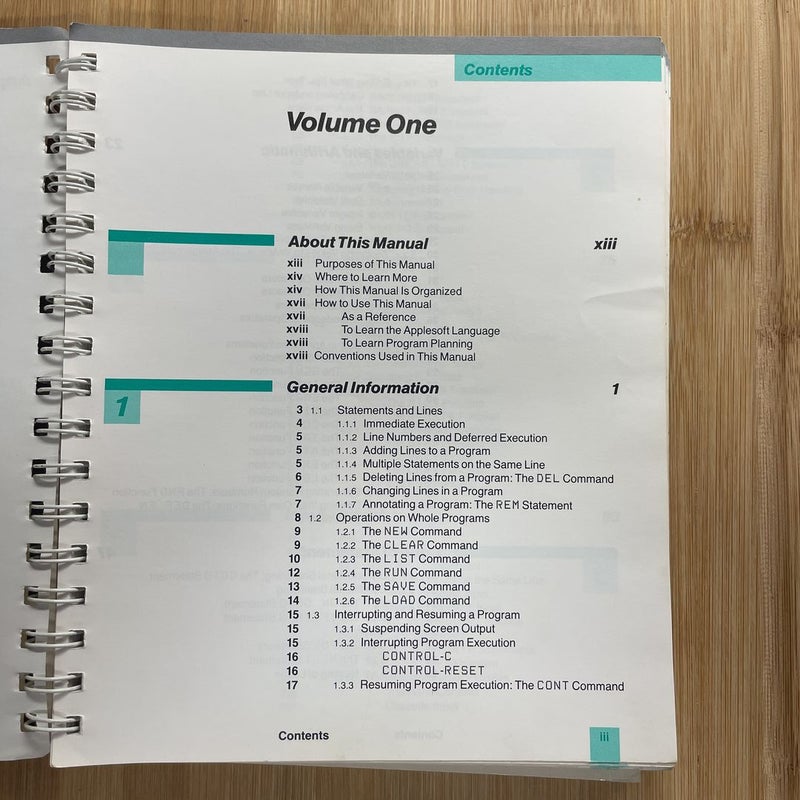 Apple II AppleSoft BASIC Programmer’s Reference Manual