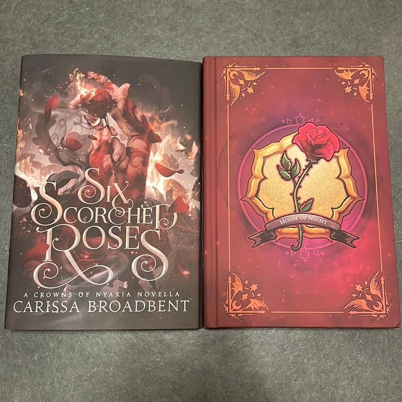 Six Scorched Roses