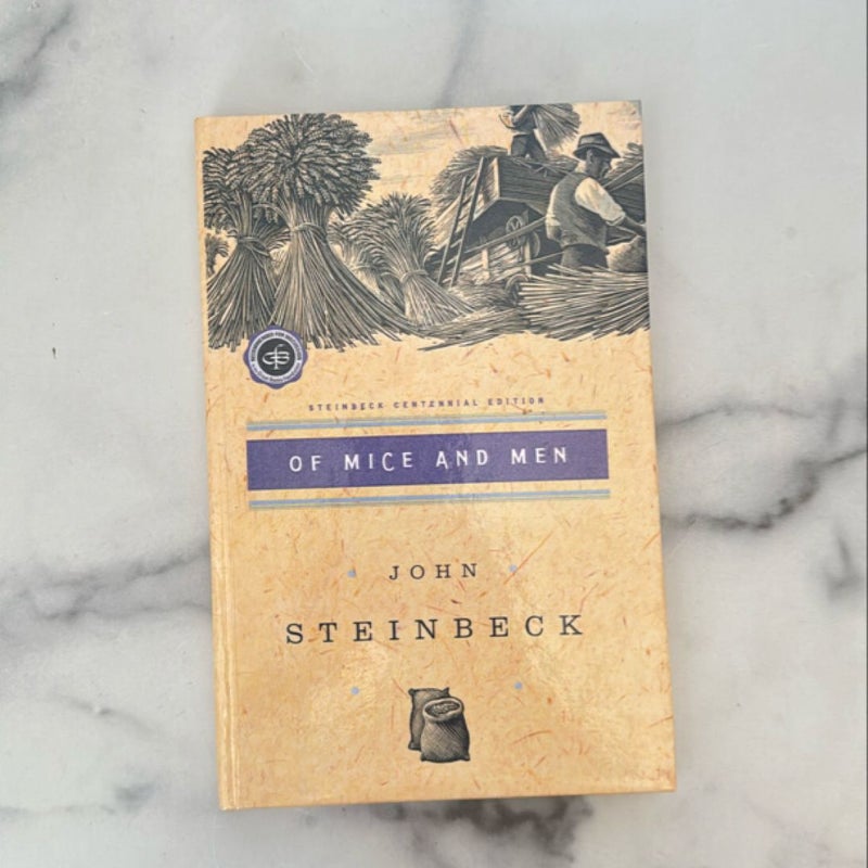 Of Mice and Men Steinbeck Centennial Edition