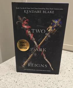SIGNED FIRST EDITION Two Dark Reigns