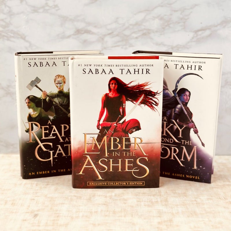 B&N signed exclusive An Ember in the Ashes + books 2&4 bundle