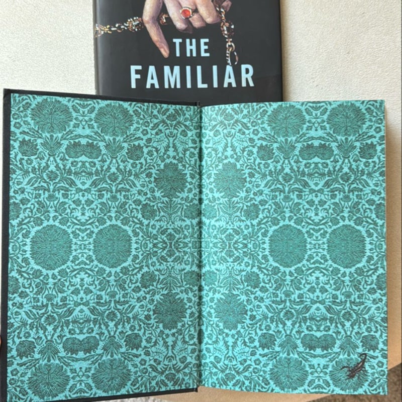 The Familiar first edition UK Sorayed edges Blue inside 