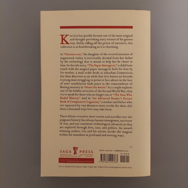 The Paper Menagerie and Other Stories