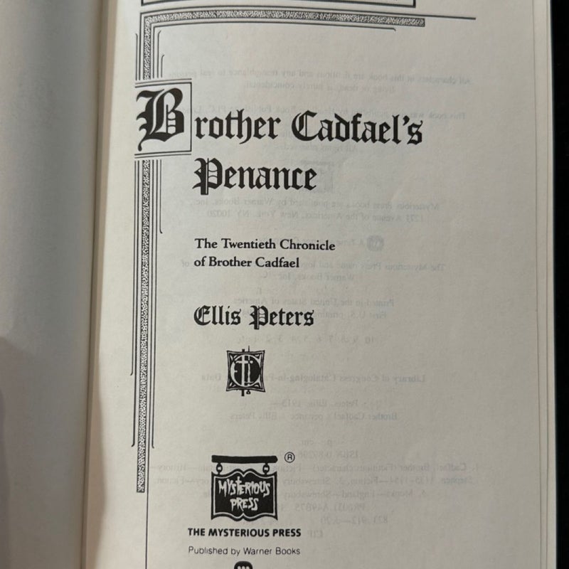 Brother Cadfael's Penance