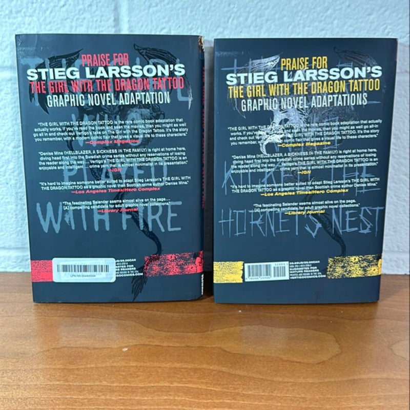 The Girl with the Dragon Tattoo, The Girl Who Played with Fire, The Girl Who Kicked the Hornets Nest