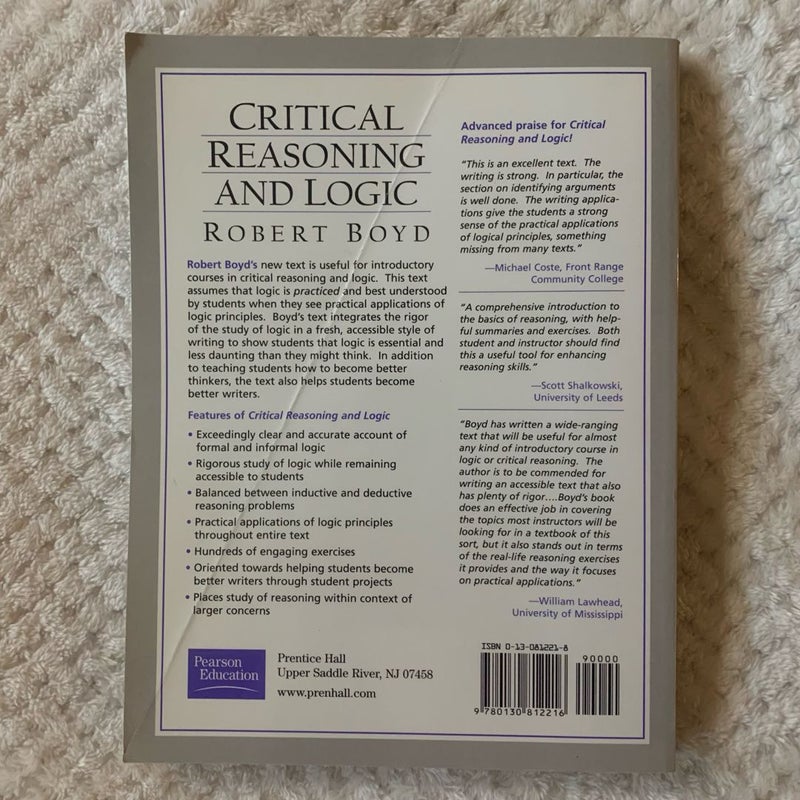 Critical Reasoning and Logic